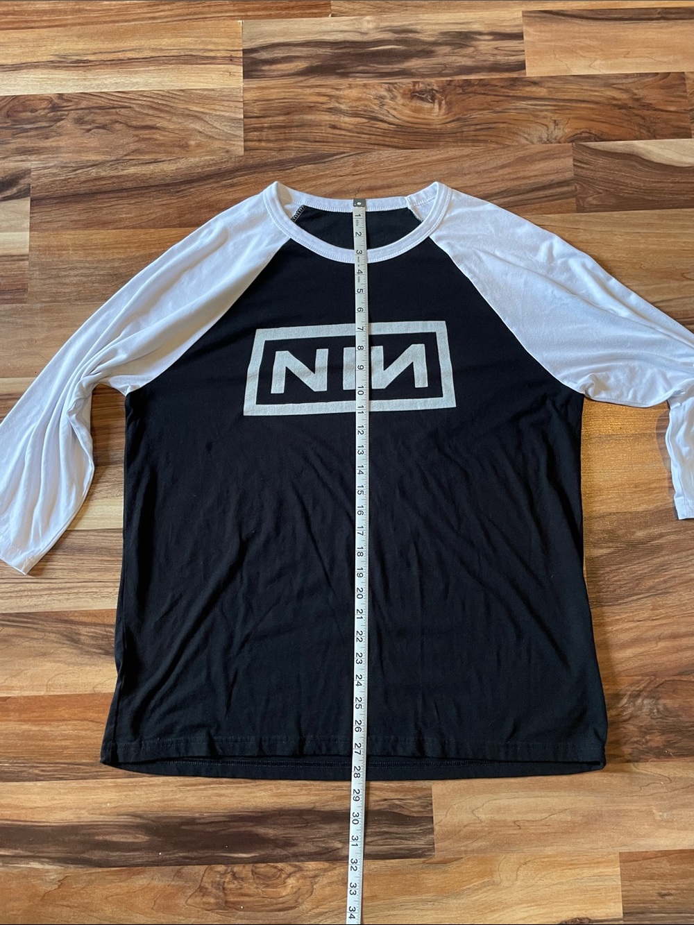 Nine Inch Nails 3/4 length sleeve tee size XL NIN - Picture 3 of 3